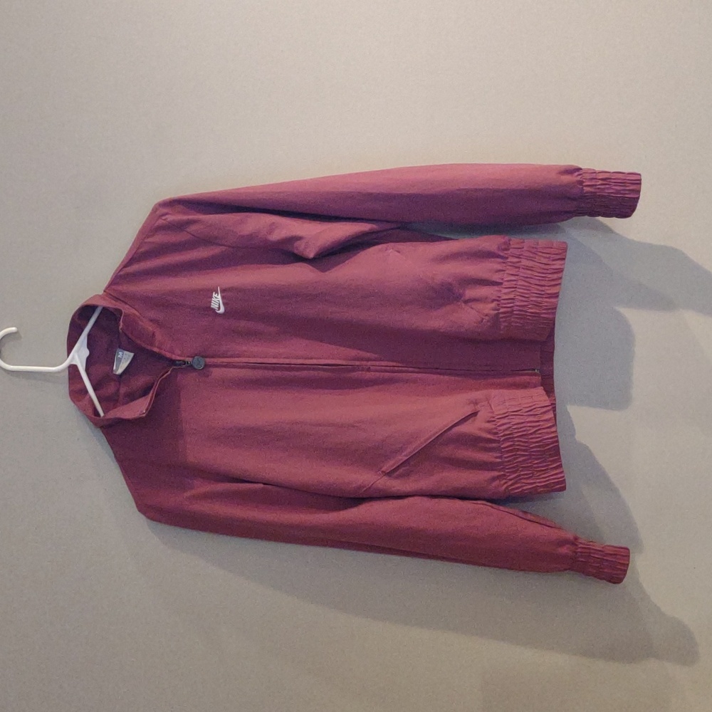 Nike women's medium plum full zip mesh lined‎ jacket
